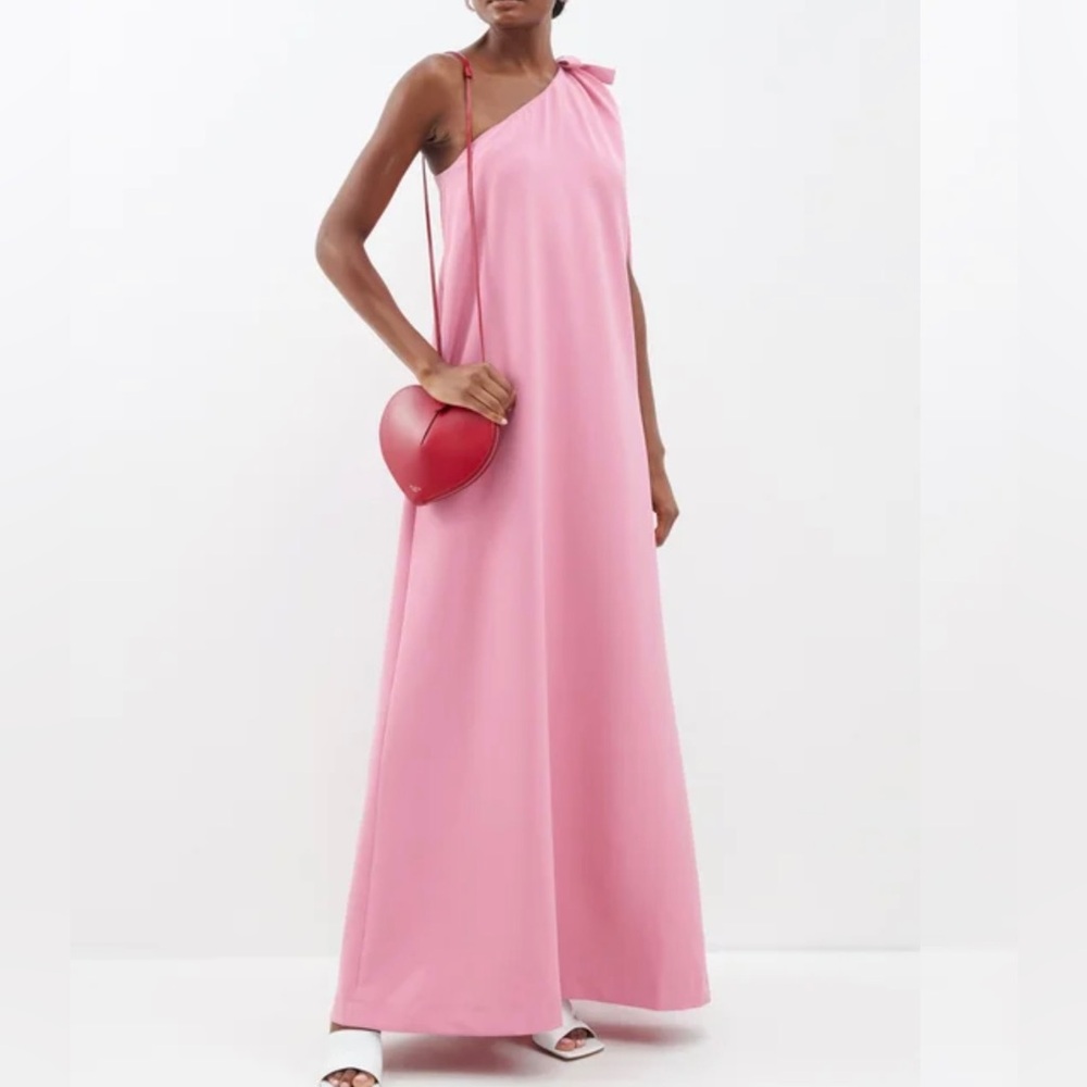 Bernadette  - Sammy one shoulder crepe dress